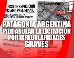 PATAGONIA ARGENTINA LICITACION