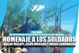 Homenaje Malvinas Comodoro Rivadavia 44 años