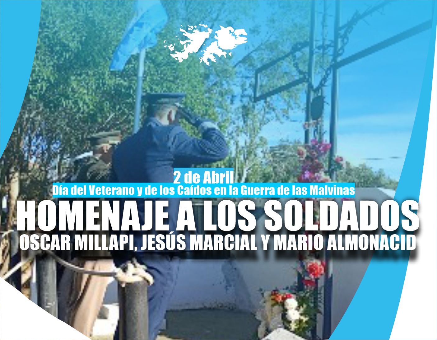 Homenaje Malvinas Comodoro Rivadavia 44 años