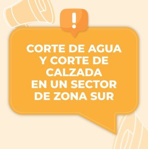 comodoro corte de agua
