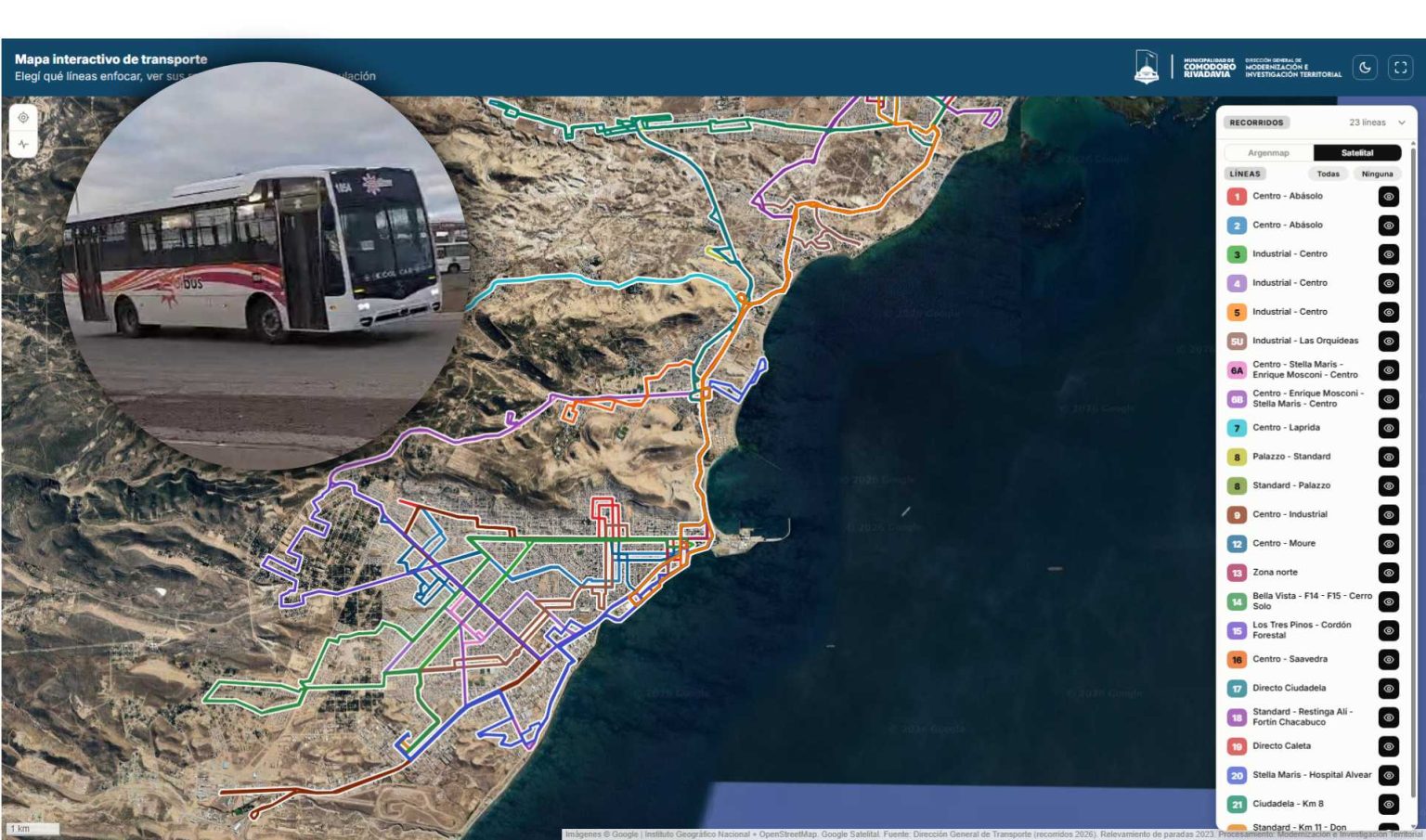 RECORRIDO COLECTIVOS